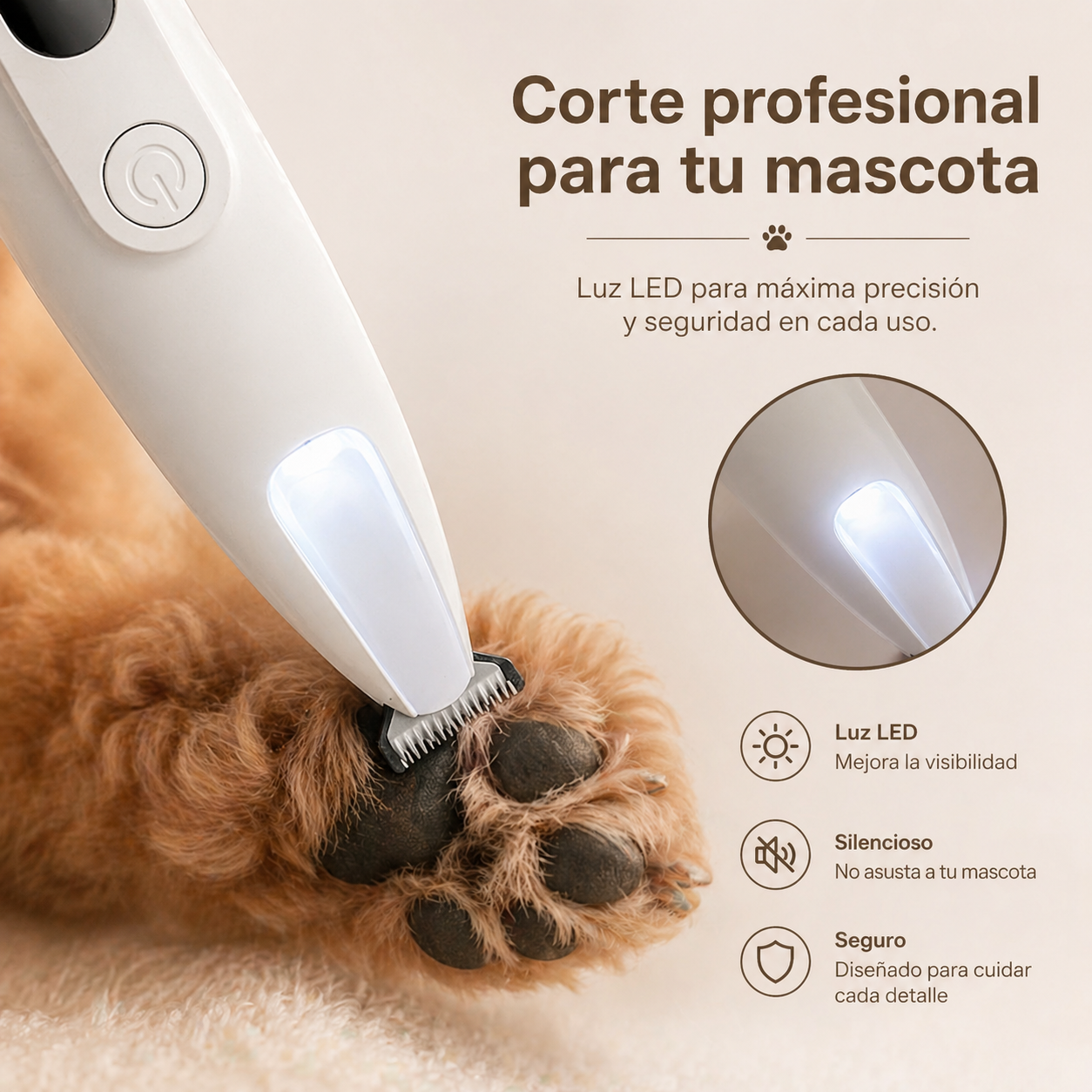 Maquinilla Pro para mascotas